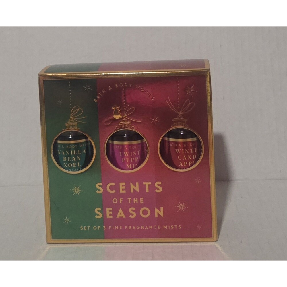 Bath & Body Works Scents Of The Season Travel Size Mist Gift Set 3 Pack
